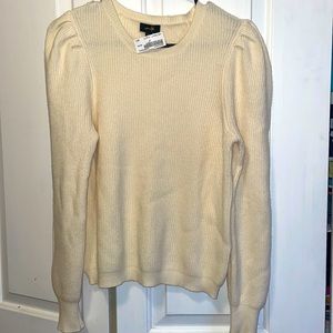 Beige long sleeve sweater